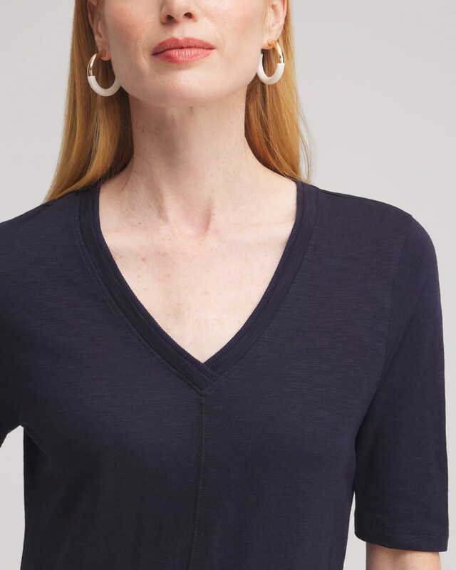 Elbow Sleeve A-line Tee - image 4